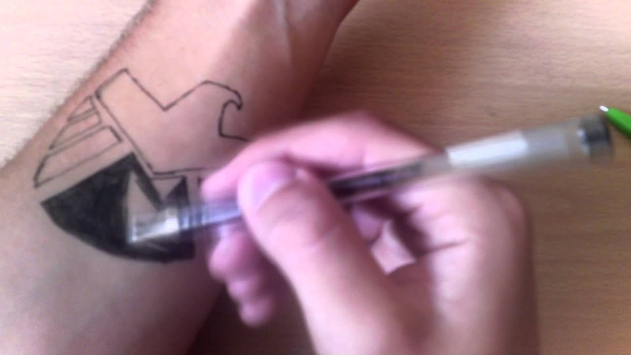 Marvel Shield logo tattoo