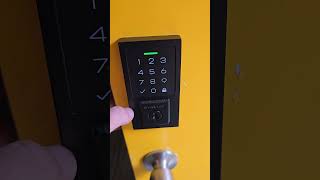 How to delete a user code from kwikset electronic key pad model #54832-001.