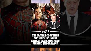 Rumored: Mattson Tomlin Working on Spider-Man 4 with Sam Raimi? 🕷️ #ytshorts #mcu #shorts #spiderman