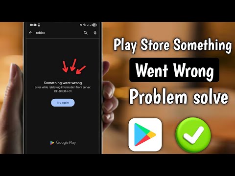 How to Fix Play Store “Something Wont Wrong” Error | Error While Retrieving Information From Server 