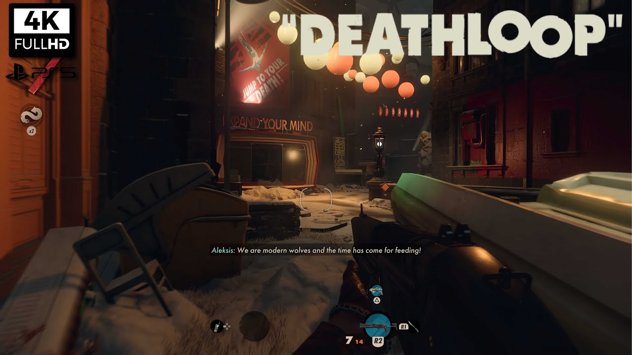 DEATHLOOP, PS5 Gameplay, free roam in the night, 4k 60FPS - No ...