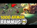 WHEN RAMMUS HITS 1000 ARMOR AND MAKES YOU ONE SHOT YOURSELF - League of Legends