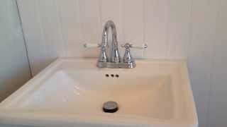 Pfister Sonterra Polished Bathroom Sink Faucet Video Customer Review Demonstration