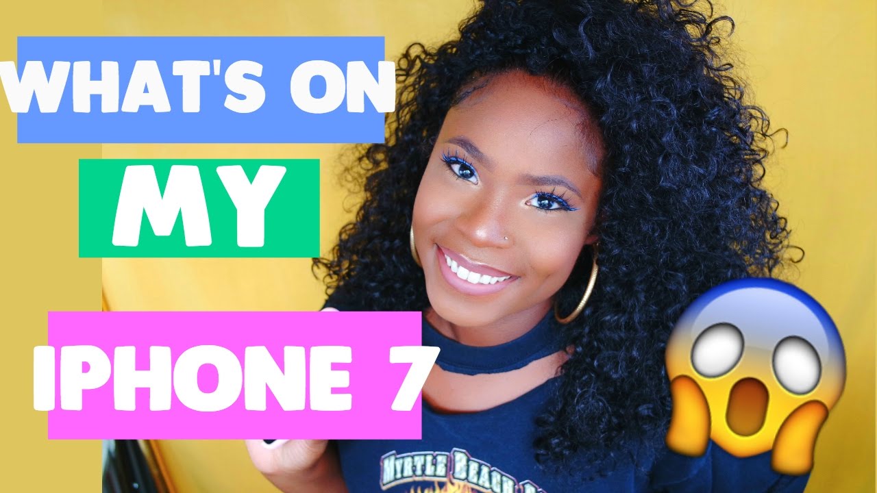 WHAT S ON MY IPHONE 7 Review YouTube