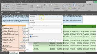 Scenario Analysis in Capital Budgeting: Detailed Example Using Excel's Scenario Manager by Professor Ikram 120 views 1 month ago 11 minutes, 11 seconds