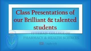 Introduction to Excepients or additives: Class presentation by Student Aqib Ali Razzaqi