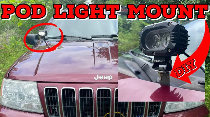 DIY Pod Light Mounting Bracket - No Welding, No Special Tool, $10 Project