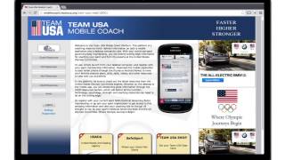 Team USA Mobile Coach App Video screenshot 1