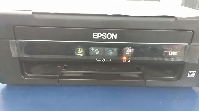 اصلاح مشكل طابعة epson l382 tampon d'encre de l'imprimante est quasiment en  fin de vie Epson 