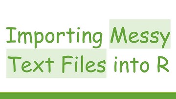 Importing Messy Text Files into R