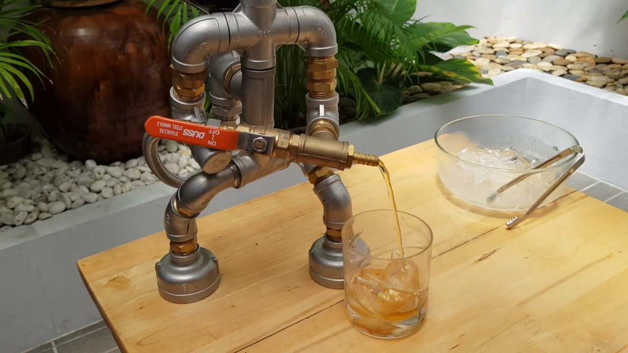 These Pipe Man Liquor Dispensers Might Be The Coolest Way To Pour