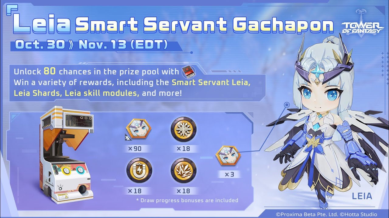Leia Smart Servent Gachapon pulls & Demo 