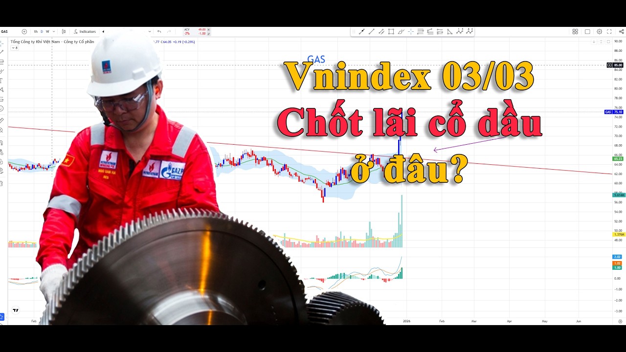 Vnindex 03/03: Chốt lãi cổ dầu ở đâu?