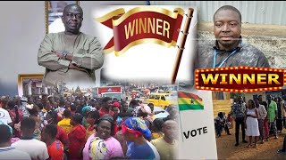 Break: Winner of Ejisu By-election declared, lawyer Kwabena Boateng wins! Owusu Aduomi family reacts image