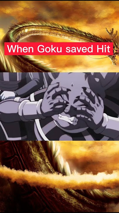 When Son Goku saved Hit 🥶🥶🥶 #dbz #goku #dbs #anime #shorts