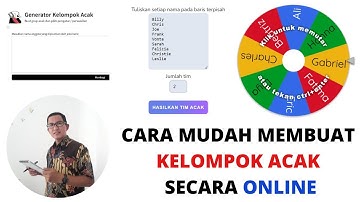 MUDAH BANGET!!! CARA MEMBAGI KELOMPOK ACAK SECARA ONLINE | WHEEL OF NAMES |