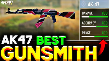 AK47 Best GUNSMITH in COD Mobile SEASON 9 | AK47 Best ATTACHMENTS for RANK Match!