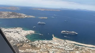 Mykonos to Athens - stunning views!