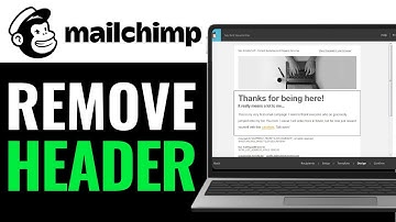 How to Remove Header in Mailchimp 2025  (FULL TUTORIAL)