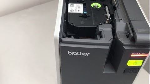 How to change cartridge p-touch 9800pcn