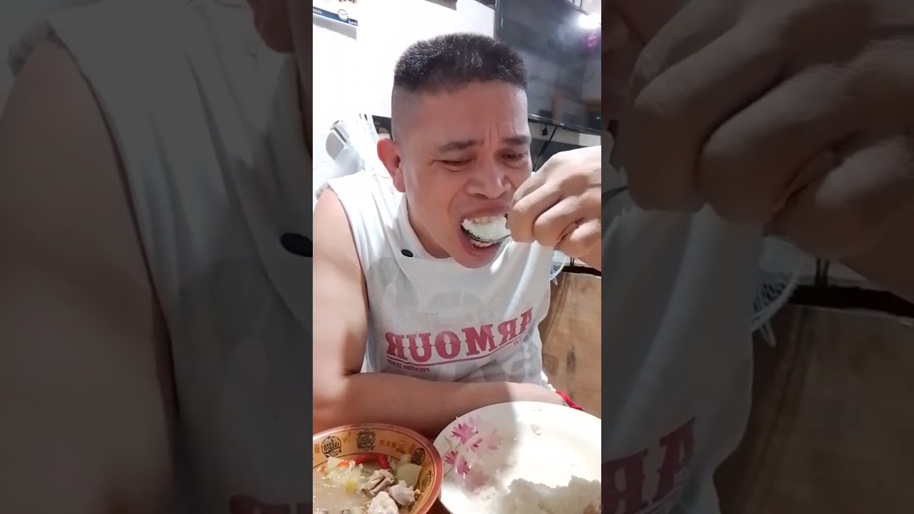 Hinalang na manok mga angkol init kaayu sabaw kain po tayo angkol God blessed po