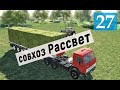 Farming Simulator 19 - Складирую СЕНО и Сажаю ФРУКТОВЫЕ Деревья - Фермер в совхозе РАССВЕТ # 27