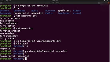 How to Copy, Move and Rename Files in linux, ubuntu Class 15