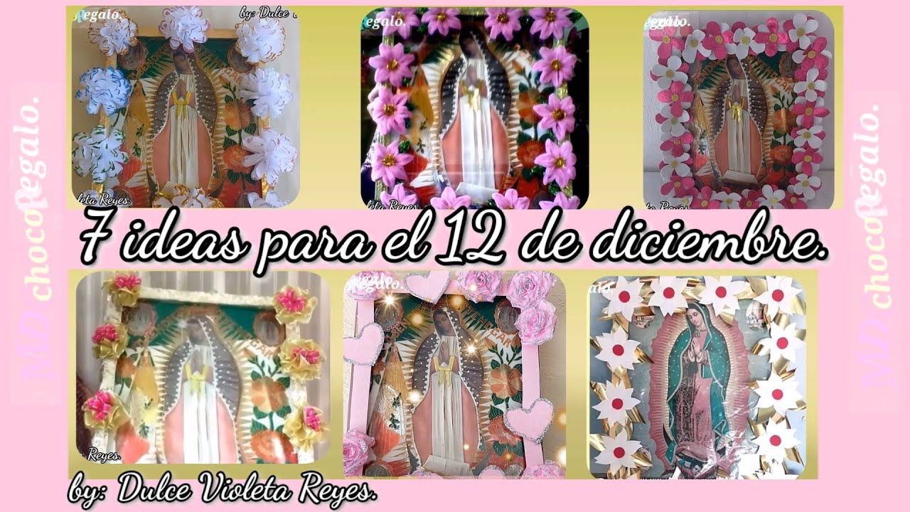 Virgen de Guadalupe 7 ideas para decorar paso a paso 12 de diciembre. -  thptnganamst.edu.vn