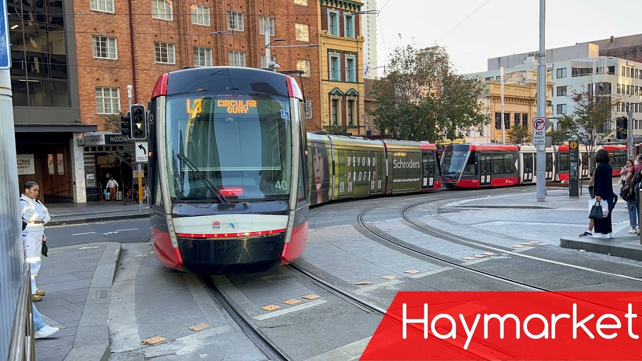 Sydney Light Rail Vlog 72: Haymarket Afternoon Trams