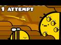 ПРОЙДЕННЫЕ ДЕМОНЫ, но у меня ЕСТЬ ВСЕГО 1 ПОПЫТКА в Geometry Dash