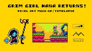 Grim Girl Hana Returns! (Pixel Art Mock-Up)