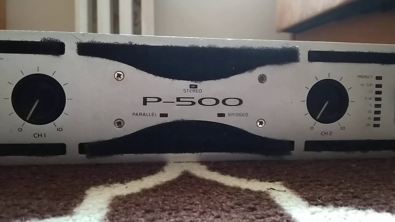 Omnitronic P500 od środka.