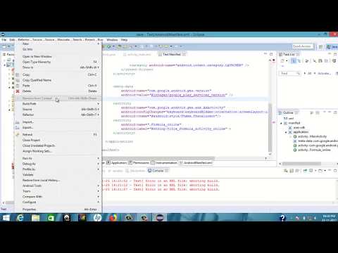 Metadata || No resource found || manifest file