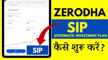 Zerodha me SIP Kaise Kare 2025? Start SIP in Zerodha
