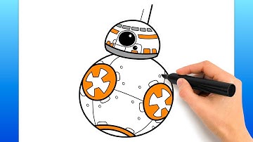 How To Draw BB-8 (Easy Drawing Tutorial)
