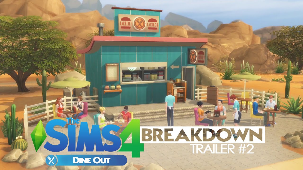 The Sims 4 Dine Out - Trailer #2 Breakdown - YouTube