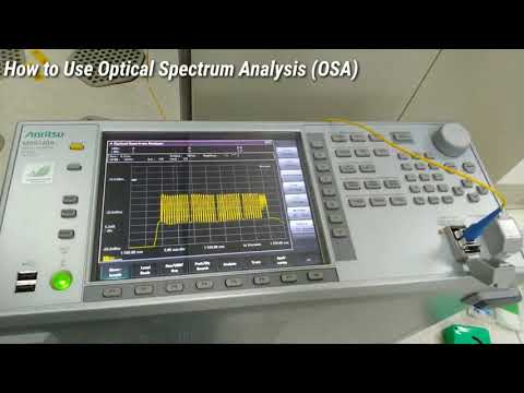 Come utilizzare Optical Spectrum Analysis (OSA) Anritsu MS9740