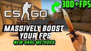 CSGO: How to Massively BOOST FPS on a Low-End PC/ Laptop | Rare New Methods (2021)