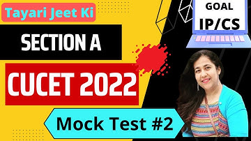 CUCET Preparation Goal Computer Science/ Informatics Practices | Mock Test #2 #bca #btech #bsc #cs