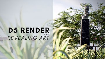 HOW TO PRESENT SCULPTURE PROJECTS: D5 Render for sculpture presentation (Archviz style)