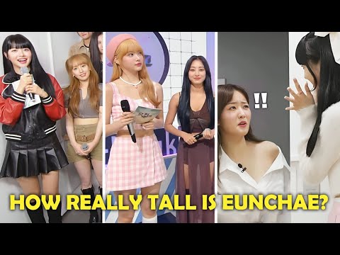 Kpop Idols' Reactions To Eunchae's Height