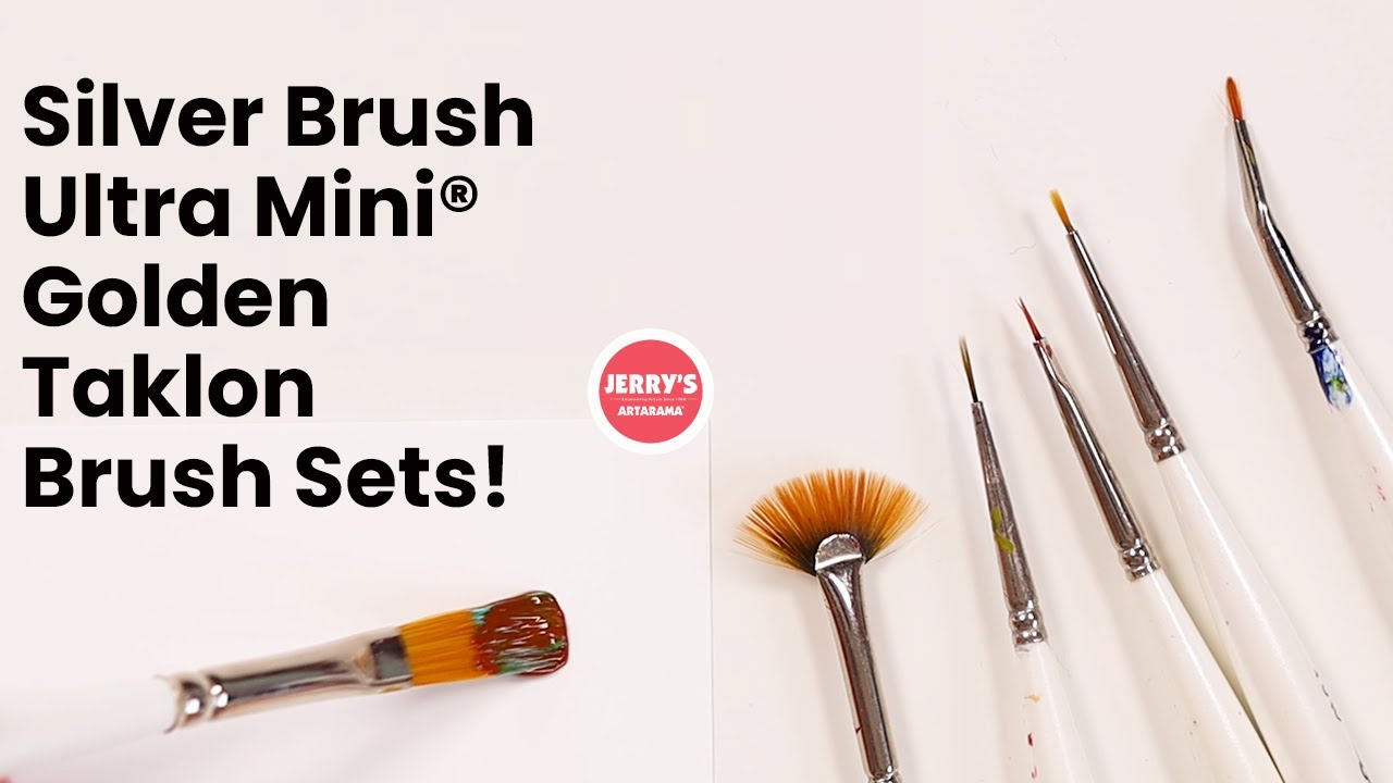 Golden Taklon Liner-10/0 Brush by Brushes and More - Brushes and More