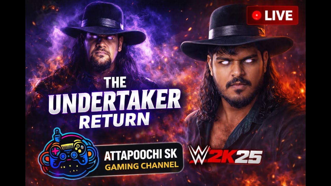 🔴 THE DEADMAN IS BACK 💀 | WWE 2K25 LIVE | WWE Gameplay 🎯 