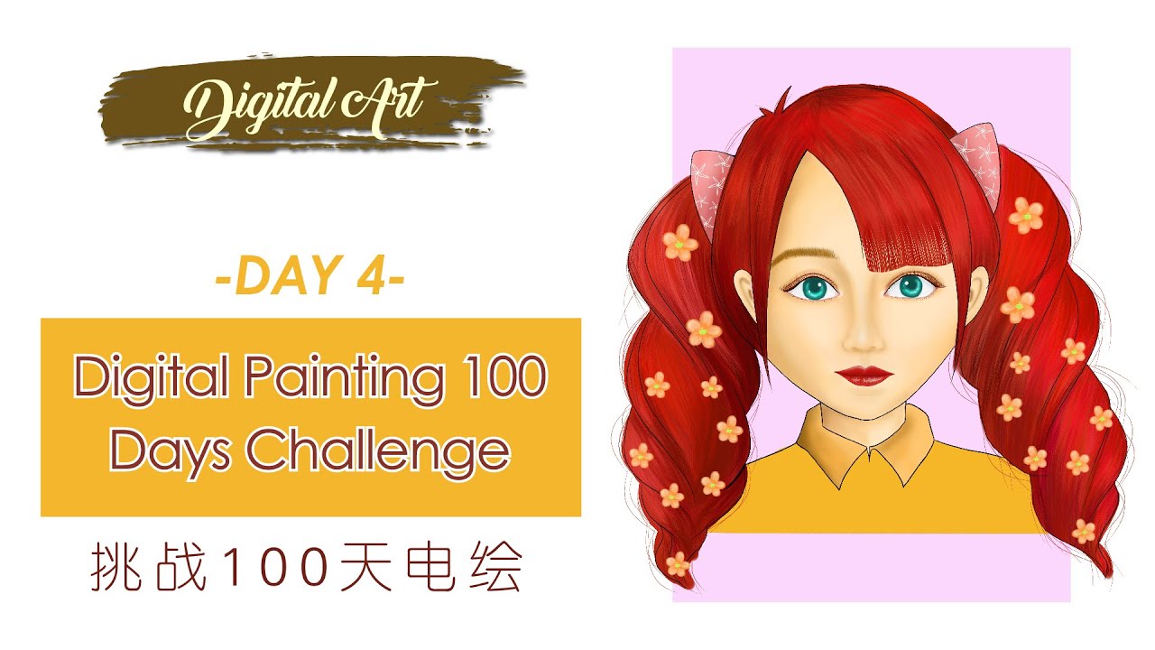 Digital Art 100 days challenge | DAY 4 - YouTube