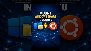 Windows Share Mount in Ubuntu/Linux Made Easy 🔥 #Shorts #Tutorial