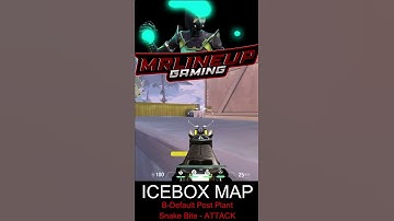 Viper B-Default Post Plant Snake Bite - Icebox Map | Valorant #shorts #valorant #viperlineupsicebox