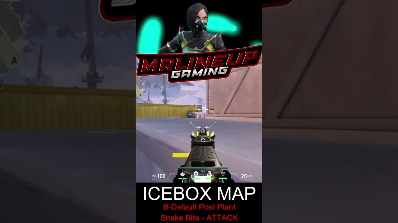 Viper B-Default Post Plant Snake Bite - Icebox Map | Valorant 