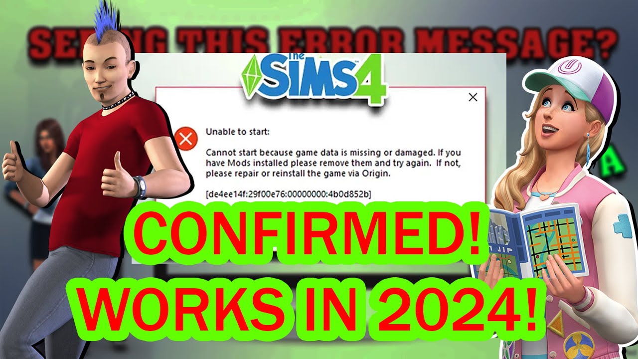 HOW TO FIX The Sims 4 unable to start error | | EA Desktop App | April 2022  | EA PLAY Game Pass - YouTube