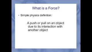 Force: An Introduction