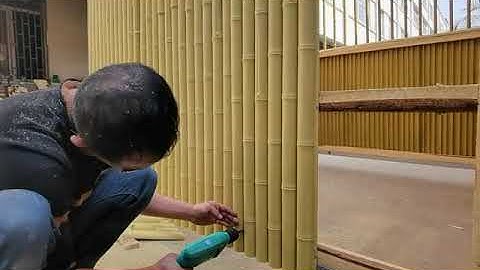 Thi Công Tấm Tre Nhân Tạo | Ốp Tường Đẹp, Bền, Dễ Làm Tại Nhà Hoặc Công Trình